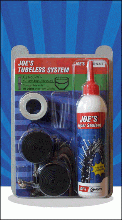 KIT TUBELESS AM SHRADER JOE'S TUBELESS 26/29 19-25mm