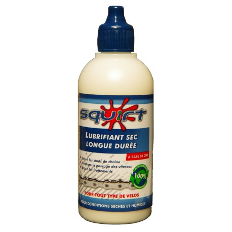 Long-lasting dry chain lubricant SQUIRT 120 ML