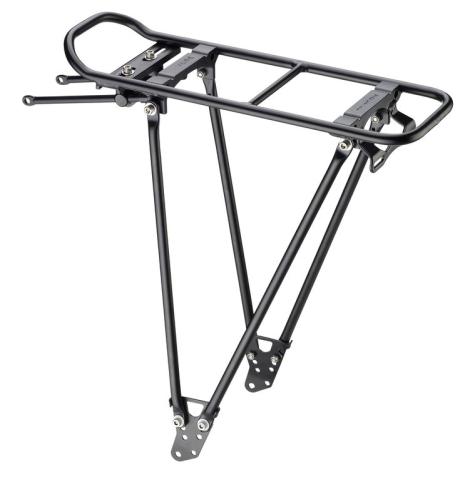 Luggage rack Racktime Foldit black, 24-29 ', aluminum. Max load: 25kg