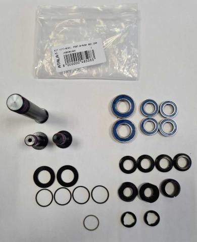 WHISTLE CARBON BASE B-RUSH / OU-RUSH BEARING and AXLE KIT (LOWER)