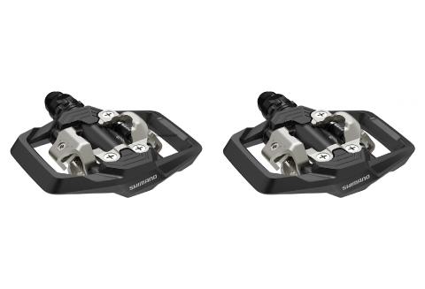 PAIR OF SHIMANO PD-ME700 MTB PEDALS BLACK