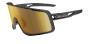 Salice 022RWX Sunglasses Black with 2 Gold + Photochromic lenses