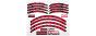 EASTON ARC/HEIST STICKERS KIT 24 Couleur : red