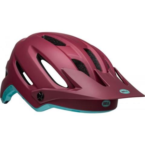 CASQUE BELL 4FORTY BORDEAUX TURQUOISE
